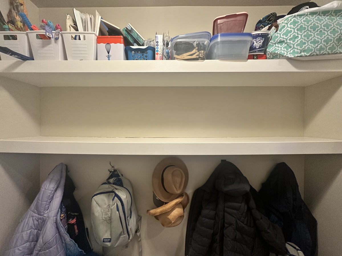 What to do with a bowing shelf