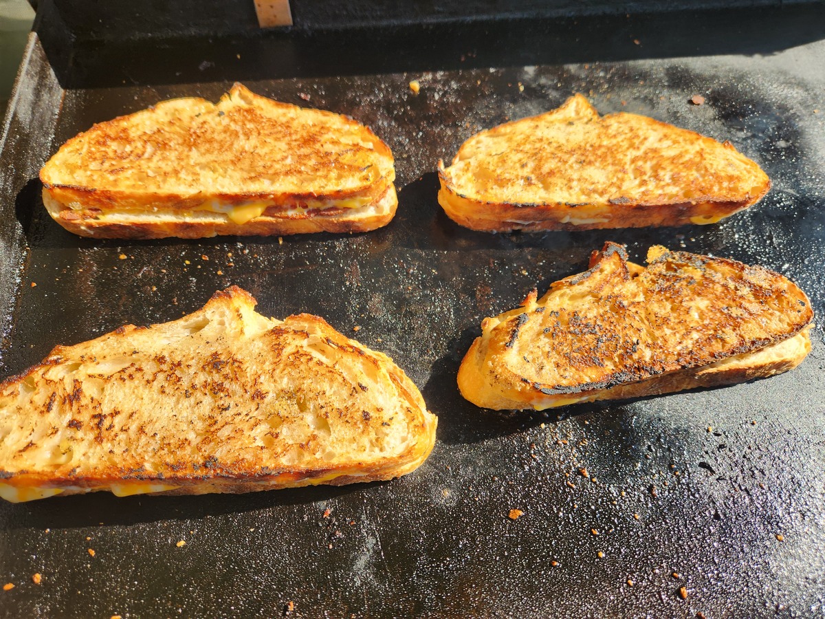 Then used the bread on these.