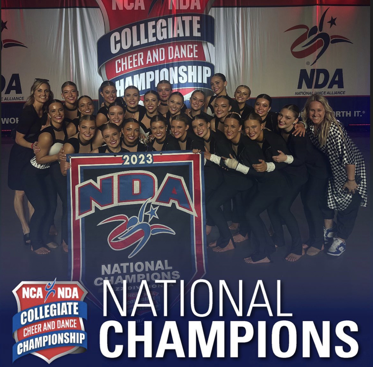 Cougarettes win national championship in Jazz; hip hop comp starts tonight.